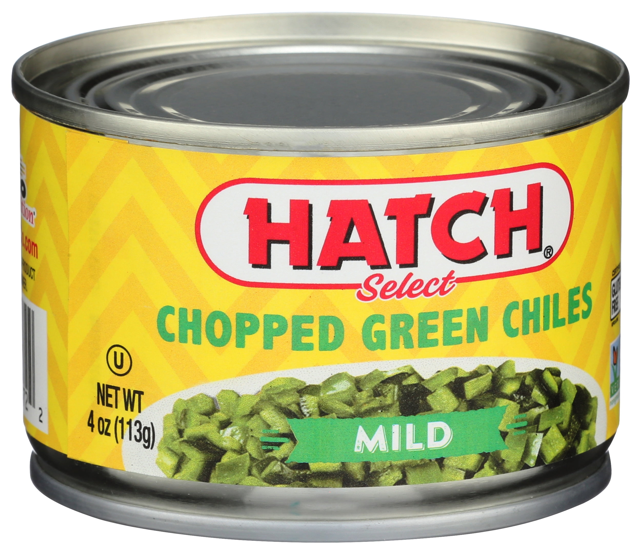 (6 pack) HATCH Select Chopped Green Chiles Mild, 4oz