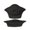 D, variant on NovaStitch Heel Grips Anti Blister for Women, Half Size Insert for Shoes, Non Slip Sticky Heel Liners for Loose Shoes, Cushioned Heel Strips for Women's Pumps - Black 5mm