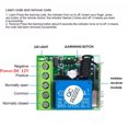 thumbnail image 4 of Módulo de Relé de Canal Único DC 12V Interruptor Inalámbrico Universal Receptor de Relé RF + Control Remoto de 2 CH, 4 of 5