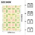 thumbnail image 2 of FORMRS 1-Subject Spiral Notebook 8" x 5" College Ruled 60 Refillable Sheet A5 Hard Cover, 2 Pack, Light Green Geometric, 2 of 7