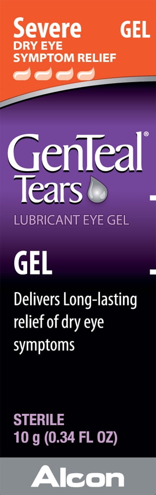 GenTeal Tears Lubricant Eye Gel for Severe Dry Eye Symptom Relief, .34 Oz.