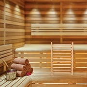 Wooden Sauna Backrest – S-Shape Ergonomic Sauna Chair with Backrest NEW