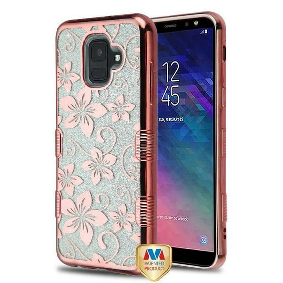 GSA TUFF Look Candy Flower For Samsung Galaxy A6 Rose Gold
