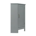 thumbnail image 5 of Teamson Home Mercer Freestanding Corner Floor Accent Cabinet, Gray, 5 of 9