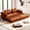 Orange + Corduroy,Polyurethane, variant on 78 Inch Convertible Sleeper Sofa Bed, Futon Boneless Couch Lounge Loveseat with Pull Out Bed, No Assembly Required