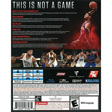 NBA 2K17 (Pre-Owned), 2K, PlayStation 4, 886162557725