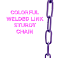 thumbnail image 5 of 3010 Medium Purple Chime Pipe Ringer M&M Bird Toys Colorful Powder Coated, 5 of 7