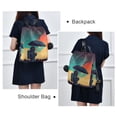 thumbnail image 4 of FORMRS Women's Travel Backpack Purse Anti-Theft Hidden Pockets Casual Shoulder Bag, Astronaut and Sky, 4 of 7