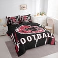 thumbnail image 2 of Feelyou Football Helmet Bedding Comforter Set 7 Pieces, Sport Lover Queen Bedding Sets, 2 of 7