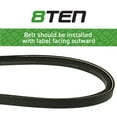 thumbnail image 3 of 8TEN 810-CBL2553T Raw Edge Drive Belt for Cub Cadet CC46ES, 1 Pack, 3 of 4