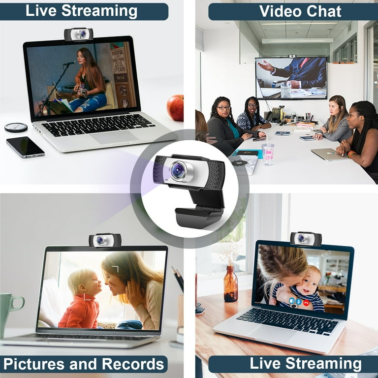 Anivia Full HD Webcam 1080P with Microphone,120 Degrees Wide Angle