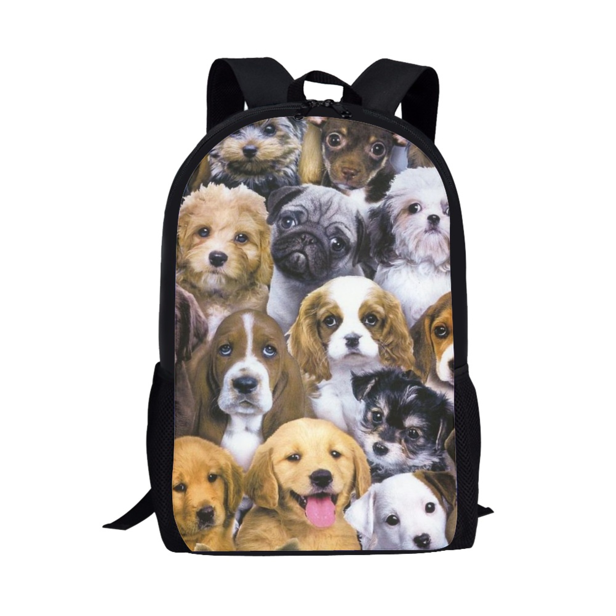 NETILGEN Cute Dogs Print Backpack for Little Kids Fashion Style Kids