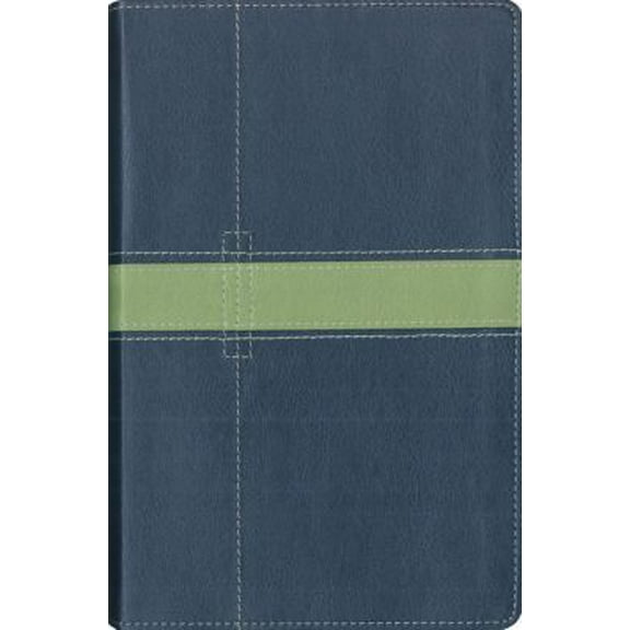Pre-Owned NIV Thinline Bible Italian Duo-Tone Midnight Blue / Moss Green (Unknown) 0310938805 9780310938804