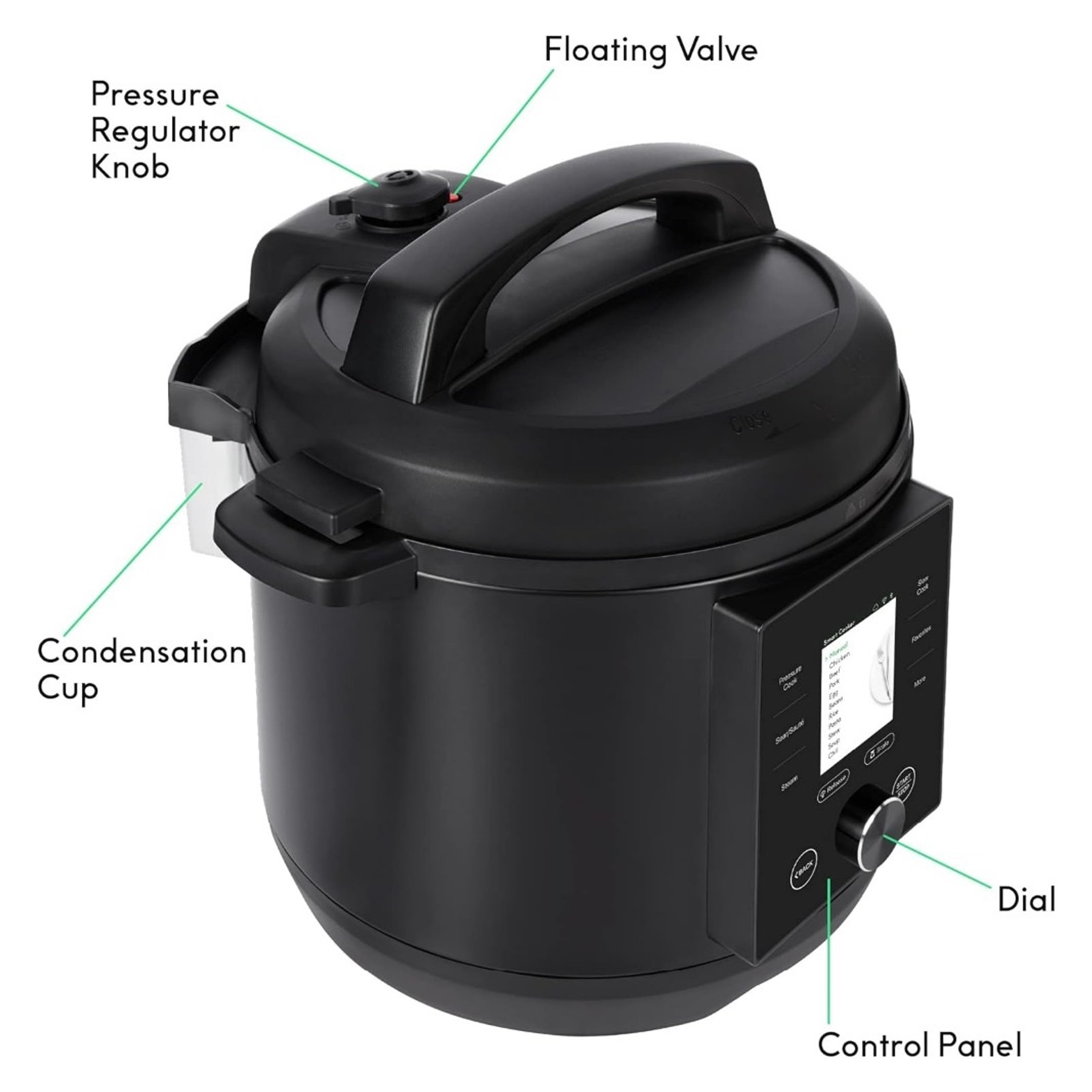 multifunction Smart Pressure Cooker 10 Cooking Features Slow Electric Multi-cooker Electric cooking pot