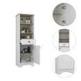 thumbnail image 4 of Boahaus Dauphin Tall Linen Cabinet (Multi-color), 4 of 5