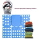 thumbnail image 3 of Organizador de ropa para camisetas de niños, organizador de ropa con herramienta de plástico duradera para doblar de manera fácil y rápida, organizador de armario de tamaño familiar para viajes en, 3 of 5