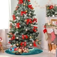 thumbnail image 4 of FMSHPON Halloween Cute Bat Xmas Christmas Tree Skirt Stand Mat for Holiday Party Decoration Indoor Outdoor 36 inches, 4 of 6