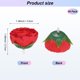 thumbnail image 3 of Uxcell 50-Pack Cabezas de Camelia Artificial, Cabeza de Camelia de Seda Falsa de 1.3 Pulgadas para Boda/Ramo/Pared de Flores[Rojo, 3.5cm], 3 of 7