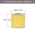 thumbnail image 2 of Unique Bargains Beading Thread Bracelet Weave Bead Craft Cord 0.8mm 159M/Roll (173-Yards) Decorative String, Yellow, 2 of 7