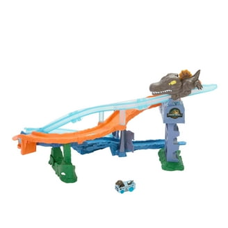 Hot Wheels - Super 6-Lane Raceway Track Set - Orange, Multi-Lane