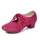 thumbnail image 3 of Zapatos de baile latino para mujer, zapatillas de baile de salón con tacón cuadrado, suela suave, talla 34-42, 3 of 5