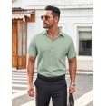 thumbnail image 3 of COOFANDY Short Sleeve Dress Shirt for Men Business Casual Button Down Shirt, 3 of 6