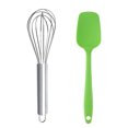 thumbnail image 1 of Juego de utensilios de cocina de silicona 2 uds, cuchara de espátula antiadherente para utensilios de cocina antiadherentes resistentes al calor, 1 of 5