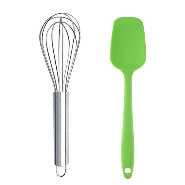 Juego de utensilios de cocina de silicona 2 uds, cuchara de espátula antiadherente para utensilios de cocina antiadherentes resistentes al calor