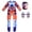 Orange, variant on Kids Onesie Buzz Lightyear Costume Jumpsuit for Boys Aged 5-10T with Mask Halloween Cosplay