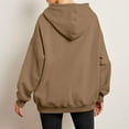 thumbnail image 5 of kytmyeq Womens Oversized Sweatshirts Fleece Hoodies Long Sleeve Shirts Pullover Fall Clothes With Pocket, 5 of 6