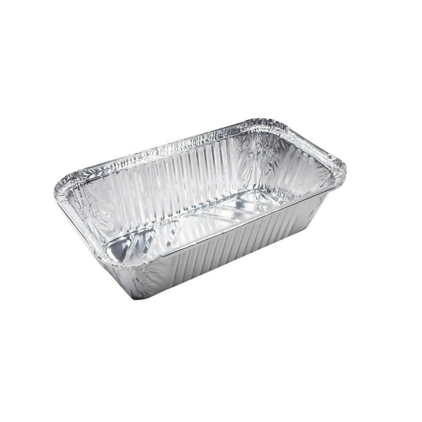 Lolmot Feuille d'Aluminium Casseroles avec Couvercles Jetables Commercial Boîte en Fer Blanc Grillé Poisson Aluminium Boîte d'Emballage