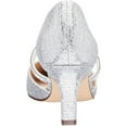 thumbnail image 3 of Nina Womens Brystol  Shimmer Covered Heel Dress Pumps, 3 of 3