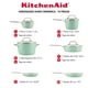 thumbnail image 4 of Juego de ollas 10pzs, KitchenAid. Aluminio anodizado. Antiadherente cerámico. Verde pistacho, 4 of 5