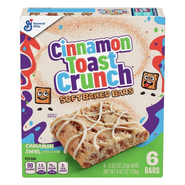 Cinnamon Toast Crunch Soft Breakfast Bar, 6 Count