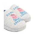 thumbnail image 4 of Peppa Pig Pantoufles Mule Grises pour Hommes, 4 of 7
