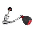 thumbnail image 1 of Carrete Pesca Rojo Tamaño M Giratoria Metal Modificado Balancín Pequeño Mediano Carrete Pesca Plegable Metal Brazo Basculante (rojo) (M), 1 of 5