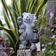 thumbnail image 3 of Garden Bear Statue Solar LED Bear Statue Welcome Sign Decor Ornaments, 3 of 5