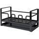thumbnail image 1 of Organizador de fregadero de cocina con soporte de esponja, almacenamiento para cepillos de limpieza fregadero de cocina, jabonera, escurridor con bandeja de drenaje, multifuncional, negro Zhivalor WLJ-1107, 1 of 4