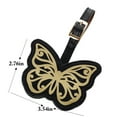 thumbnail image 3 of Luggage Tag Fashion Creative Butterfly Shape Suitcase Tag Baggage Tag for Travel, 3 of 5