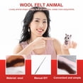 thumbnail image 2 of ELAYARD 3Jgo Needle Felt Craft Kit Para DIY Con Materiales Surtidos Para Crear Felt Animals, 2 of 8