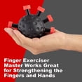thumbnail image 4 of Ultimate Finger Hand Strengthener Grip - Bolas de mano de resistencia ajustable Ejercitador de agarre Entrenador de fuerza para antebrazo Entrenamiento de guitarra Músico Terapia de escalada Rojo Verde, 4 of 5