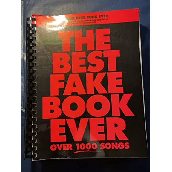 Pre-Owned The Best Fake Book Ever: For Keyboard, Vocal, Guitar, and All "C" Instruments (4th Edition), 9780634034244, 0634034243, Paperback, unknown edition
