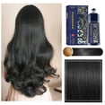 thumbnail image 4 of Natural Soft Shiny Brown Coffee Cover White Hair Dye Shampoo Hair Color Sham>, 4 of 8