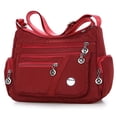 thumbnail image 1 of Sac à Bandoulière Simple pour Femmes en nylon Imperméable colors Rose Rouge Taille Unique, 1 of 5