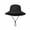 Black, variant on Men's Wide Brim Bucket Hat Foldable Adjustable Boonie Hat for Outdoor Hiking Fishing Beach Gardening