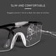 thumbnail image 3 of Gafas protectoras, 1 pieza Gafas de seguridad ajustables Gafas antirrayas Lentes azules transparentes para lugares de trabajo Construcción Bricolaje, 3 of 4