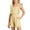 Light Yellow, variant on Girls Loose Romper Girls Striped Sleeveless Romper With Ruffle Trim Cute Square Neck Playsuit For Summer With Pockets Girls Jumpsuit Outfit,Sizes 5-6 Years