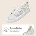 thumbnail image 4 of DREAM PAIRS Girls' Sneakers, Toddler Canvas Shoes with Hook-and-Loop Closure, Lightweight Breathable Casual Shoes with Playful Design, 4 of 5