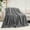 Gray, variant on Sherpa Fleece Throw Blankets for Winter Super Soft Flannel Wool Like Reversible Velvet Plush Couch Blanket Lightweight(Silver Grey Throw Size 50"x60")