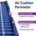 thumbnail image 3 of Proheal Low Air Loss Alternating Pressure Air Mattress with Digital Silent Air Pump & Side Perimeter - 36” x 80” x 8/11", 3 of 7